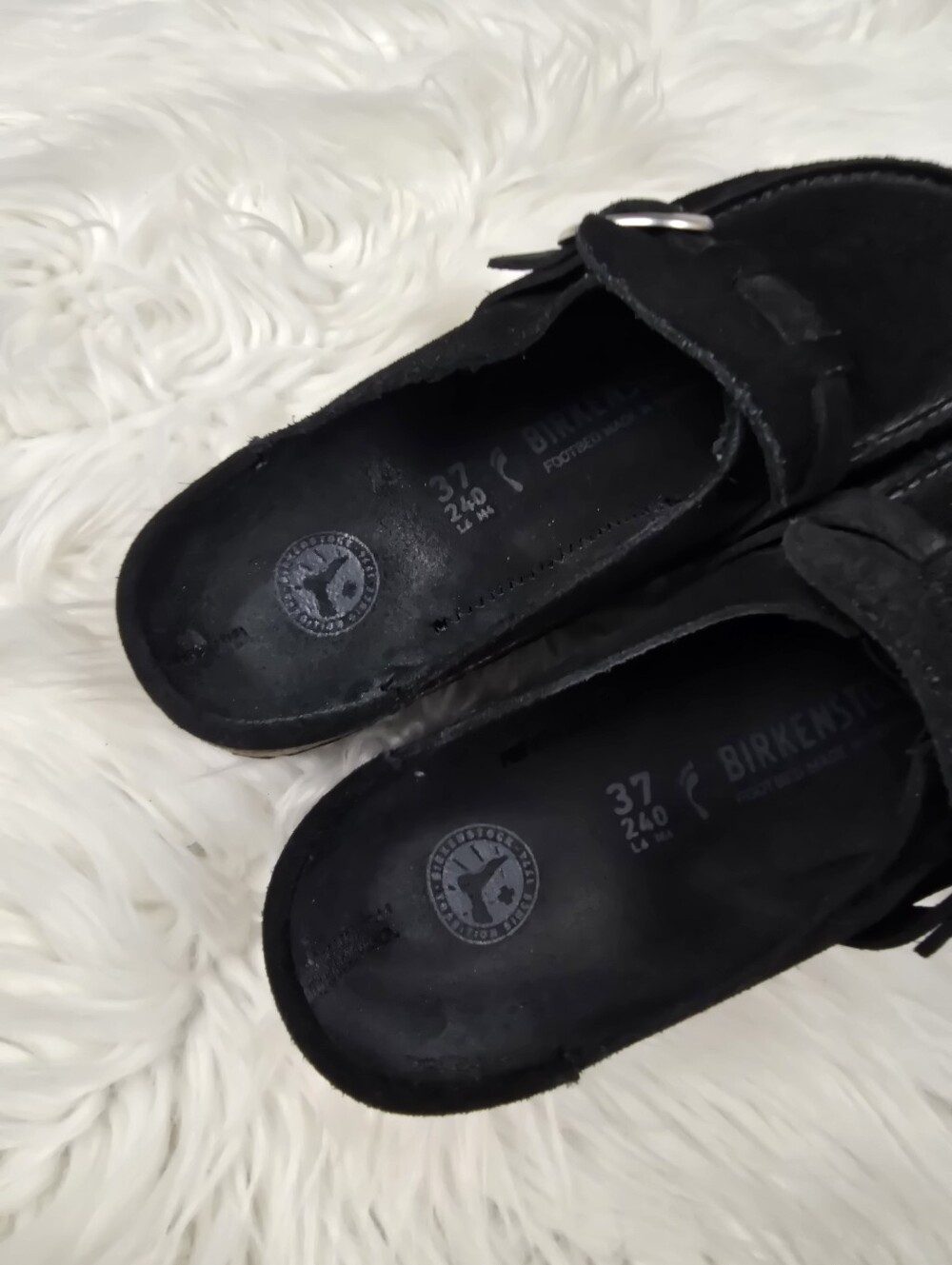 Birkenstock Buckley Black Slip On Clog Shoe 37 - Picture 3 of 15